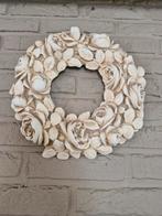 Decoratieve mooie landelijke keramieken bloemenkrans, Huis en Inrichting, Woonaccessoires | Kransen, Ophalen of Verzenden, Zo goed als nieuw