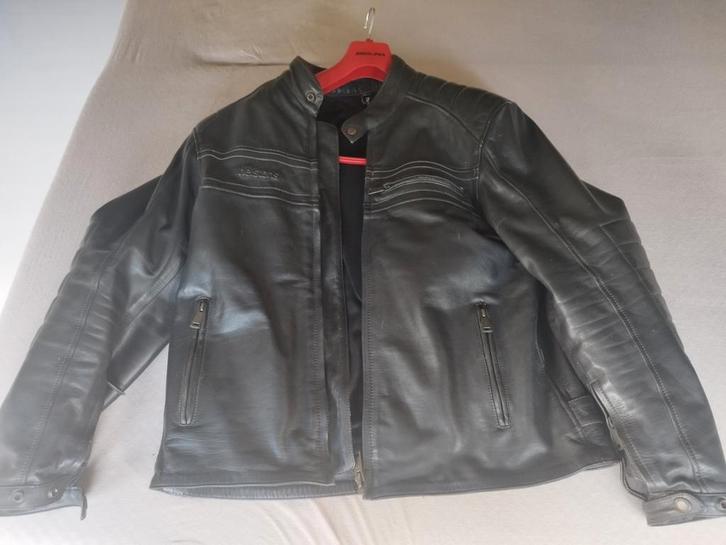 Lederen, soepele, motorjas van merk Helstons maat 3xl, Motoren, Kleding | Motorkleding, Jas | leer, Heren, Nieuw zonder kaartje