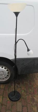 Mooie Retro Metalen Staande Lamp met Leeslamp, Ophalen, Huis en Inrichting