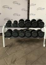 Technogym dumbells | rek | set | Kracht |, Sport en Fitness, Ophalen of Verzenden, Gebruikt, Benen, Dumbbell