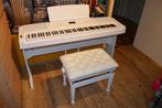 Piano Yamaha DGX 670 complet comme neuf, Ophalen, Wit, Digitaal, Zo goed als nieuw