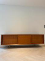 Vintage retro houten tv meubel, Huis en Inrichting, Kasten | Dressoirs, Ophalen, Gebruikt, Teakhout, 200 cm of meer