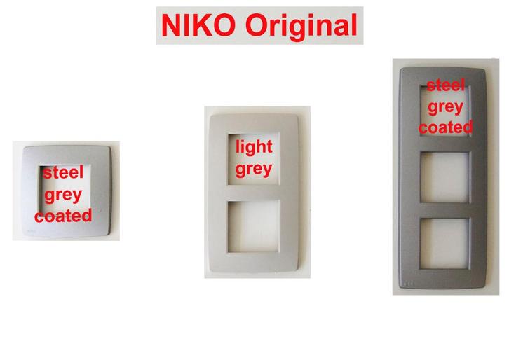 Plaques de recouvrement NIKO Original et Intense, Bricolage & Construction, Électricité & Câbles, Comme neuf, Enlèvement ou Envoi