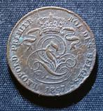2 cent 1857 - Leopold I, Postzegels en Munten, Munten | België, Verzenden, Losse munt
