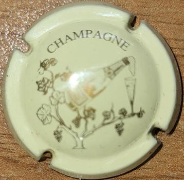 Capsule Champagne AUTRÉAU crème & or nr 02, Enlèvement ou Envoi, Neuf, France, Champagne