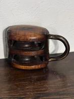 Kleine katrol hout - staal van schip, Antiek en Kunst, Ophalen