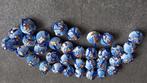 nieuwe kerstballen blauw 34st keramiek, Ophalen, Nieuw
