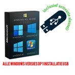 windows alle versies installatie usb, Computers en Software, Ophalen of Verzenden, Nieuw, Windows