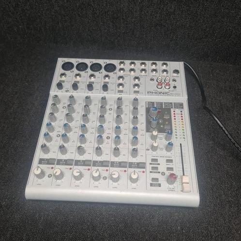 PHONIC   Mixer met effecten processor, Audio, Tv en Foto, Luidsprekerboxen, Zo goed als nieuw, Ophalen of Verzenden