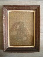 Oude kader 21,4 x 26,4 cm bruin, Huis en Inrichting, Woonaccessoires | Lijsten, Minder dan 50 cm, Gebruikt, Ophalen of Verzenden