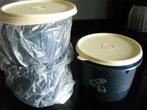Tupperware: luchtdichte dozen voor het bewaren van..., Nieuw, Ophalen of Verzenden, Wit, Bus of Trommel