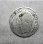 Zilveren munt Frankrijk 2 frank 1866 A Napoleon, Postzegels en Munten, Munten | België, Zilver, Ophalen of Verzenden, Zilver, Losse munt