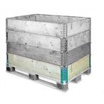 Palletrand 1200x800x200mm - hout, 4 scharnieren, gebruikt, Enlèvement, Utilisé