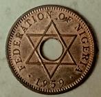munt Nigeria 1/2 penny 1959, Timbres & Monnaies, Monnaies | Afrique, Envoi, Nigeria