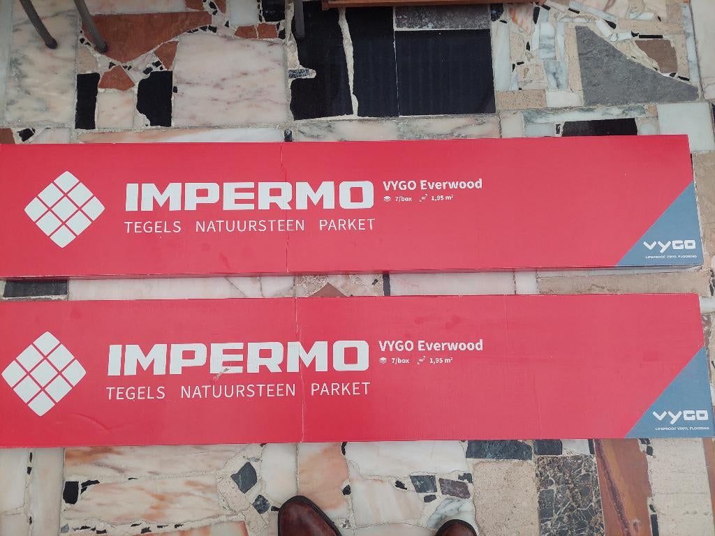 Klikvinyl Vygo Everwood Clay IMPERMO, Bricolage & Construction, Planches & Dalles, Neuf, Planchers ou planches, Synthétique, 50 à 150 cm