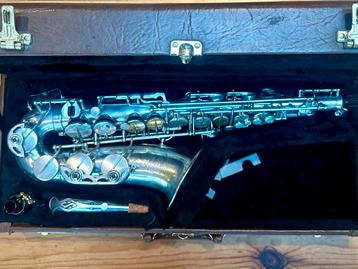 Saxophone Alto Selmer Mark VI Argenté de 1975 sans F#aigu