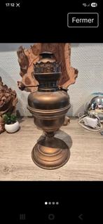 Oude antieke olielamp, Antiek en Kunst, Antiek | Verlichting, Ophalen of Verzenden