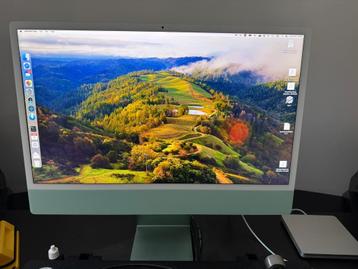 iMac 24″ M1 (2022) – 16 Go/1 To – 4 ports   Échange possible, Enlèvement ou Envoi, SSD, IMac, Comme neuf
