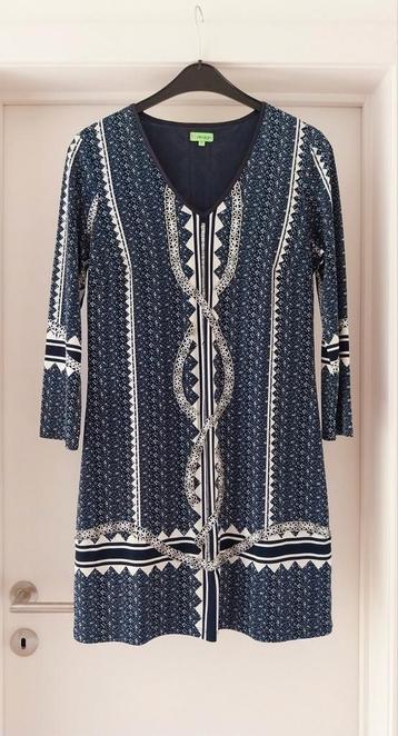 Flatterende marineblauwe jurk van K-Design - maat 38-40 beschikbaar voor biedingen