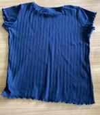 Blauwe tshirt maat 158/164, Kinderen en Baby's, Kinderkleding | Maat 158, Meisje, Gebruikt, Ophalen of Verzenden, Shirt of Longsleeve