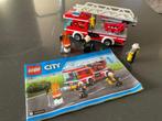 Lego city 60107 brandweerladderwagen, Comme neuf, Ensemble complet, Lego, Enlèvement ou Envoi