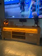 Tv meubel hout, Huis en Inrichting, Kasten |Televisiemeubels, Ophalen, Zo goed als nieuw