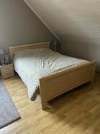 Bed (140 x 200) - inclusief 2 nachtkastjes, Huis en Inrichting, Slaapkamer | Bedden, Ophalen, Zo goed als nieuw