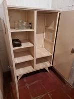 Ancienne armoire blanche vintage pour enfants, Enlèvement