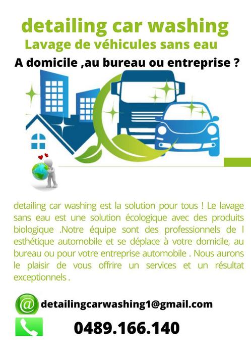 Cherche washer ( laveur de voiture ) sur Bruxelles, Offres d'emploi, Emplois | Nettoyage & Services techniques, À partir de 1 an