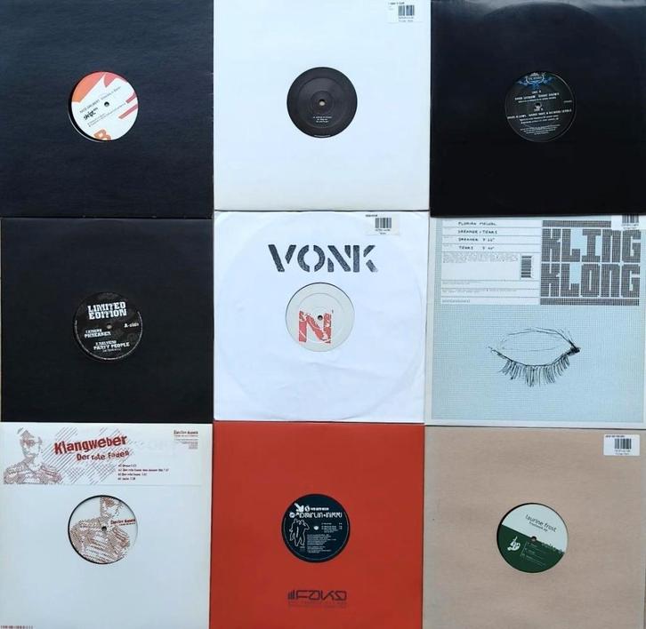 Lot van 9 HOUSE/TECHNO/ELECTRO 12" vinyls uit 2007/2008, CD & DVD, Vinyles | Dance & House, Utilisé, Techno ou Trance, 12 pouces
