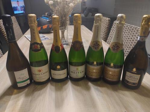 Lot 7 flessen Champagne (apart te koop), Verzamelen, Wijnen, Nieuw, Champagne, Frankrijk, Ophalen of Verzenden