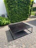 Salontafel, Huis en Inrichting, Ophalen, Gebruikt, Vierkant, Metaal