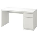 Bureau Malm wit, Huis en Inrichting, Bureaus, Ophalen, Zo goed als nieuw, Bureau