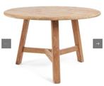 Ronde houten eettafel in prima staat, Ophalen, Zo goed als nieuw, Rond, Hout