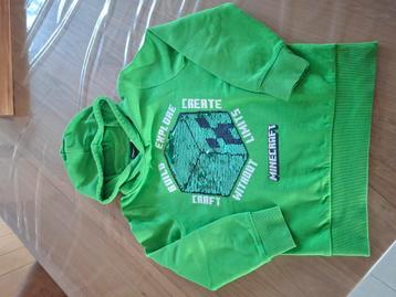 pull met kap merk minecraft maat 134 beschikbaar voor biedingen
