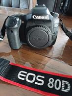 Canon eos 80D met flitser en lenzen, Audio, Tv en Foto, Fotocamera's Digitaal, Ophalen, Gebruikt, Spiegelreflex, Canon