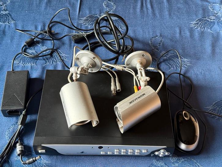 Bewaking camera set Monacor DMR -184, Audio, Tv en Foto, Videobewaking, Gebruikt, Ophalen