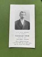 Louis LOUIS x Colliche 1891 1945, Verzamelen, Bidprentjes en Rouwkaarten, Ophalen of Verzenden, Bidprentje