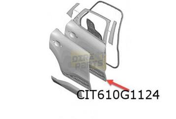 Citroën C4 (10/20-) achterportier Rechts (te spuiten) Origin