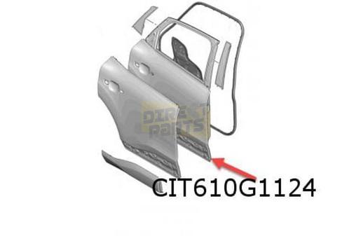 Citroën C4 (10/20-) achterportier Rechts (te spuiten) Origin, Autos : Pièces & Accessoires, Carrosserie & Tôlerie, Porte, Citroën