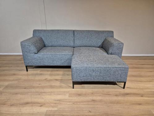 Montel Fresh 2,5 zits - Stof - Blauw - Grijs - Hocker, Huis en Inrichting, Zetels | Zetels en Chaises Longues, Zo goed als nieuw