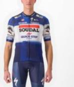 Nieuw Fietsshirt Soudal Quick-Step Jersey Met Korte Mouwen, Fietsen en Brommers, Fietsaccessoires | Fietskleding, Ophalen of Verzenden