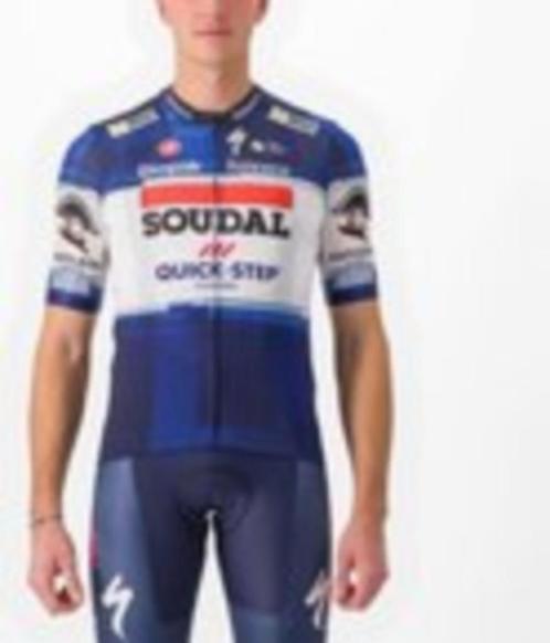 Nieuw Fietsshirt Soudal Quick-Step Jersey Met Korte Mouwen, Fietsen en Brommers, Fietsaccessoires | Fietskleding, Nieuw, M, Ophalen of Verzenden