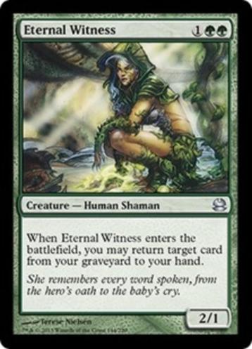  Eternal Witness - MMA - MTG - +/- NM beschikbaar voor biedingen
