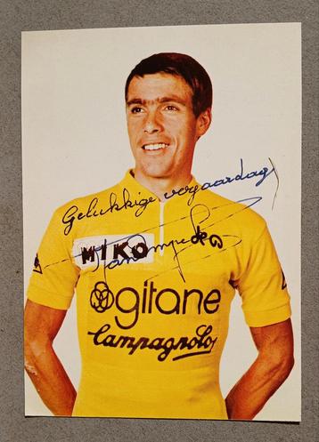 Gesigneerde fotokaart van Lucien van Impe.  beschikbaar voor biedingen