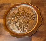 Vintage schaal Jeanette Marigold Carnival glas, Antiek en Kunst, Antiek | Glaswerk en Kristal, Ophalen of Verzenden