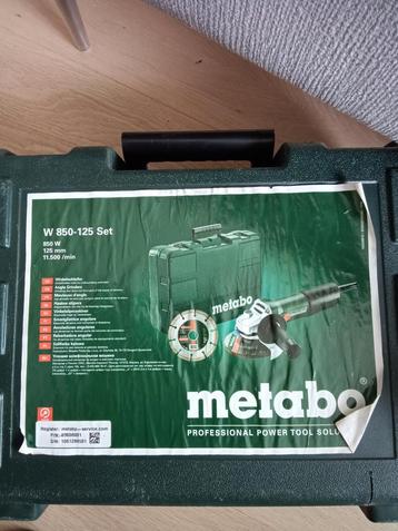 Metabo slijpmachine W 850 125 beschikbaar voor biedingen