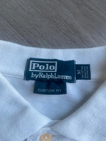 Titel: Polo Ralph Lauren witte polo – maat M beschikbaar voor biedingen
