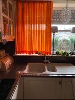 ‼️ WARMTEBESPAREND‼️ ORANJE OVERGORDIJNEN, Huis en Inrichting, Ophalen of Verzenden, Zo goed als nieuw