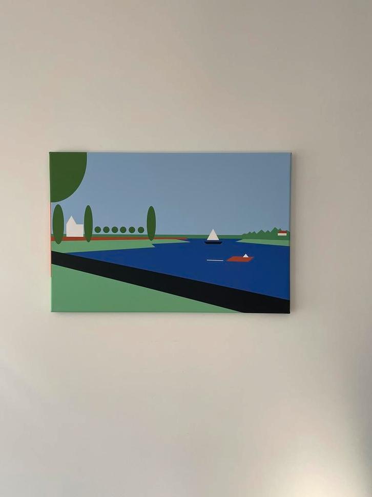 Digital Art canvas "Aldeneik", Antiquités & Art, Art | Peinture | Abstraite, Enlèvement ou Envoi